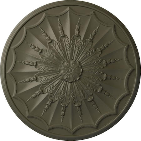 Ekena Millwork Artis Ceiling Medallion, Hand-Painted Witch Hazel, 27 1/8"OD x 2 5/8"P CM27ARWHF